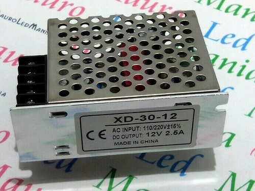 12v alimentatore 220v 25w - 12v, 2,5a